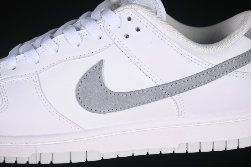 Nike SB Dunk Low White Grey Low-Top Casual Skate Shoes - IH0632-141