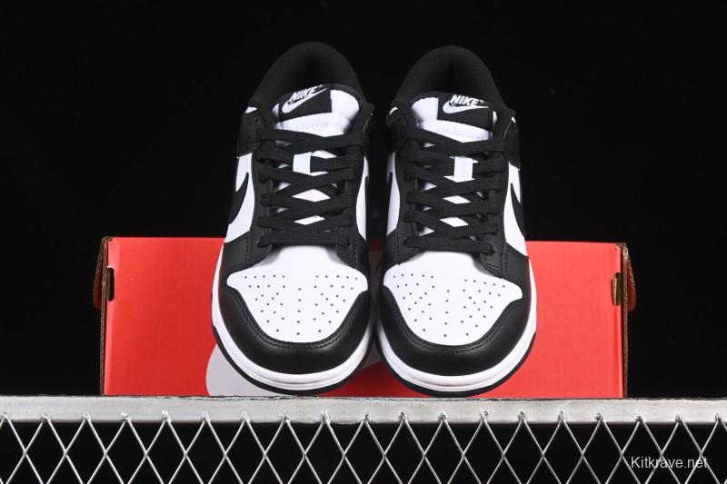 Nike SB Dunk Low Classic Black White Low-Top Casual Skate Shoes - HF5441-100