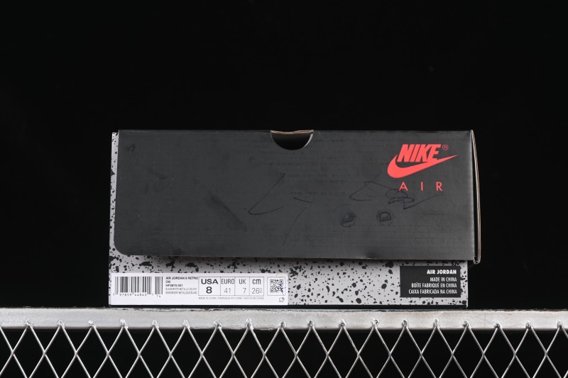 Nike Air Jordan 5 Black Metallic Reimagined Basketball Shoes HF3975-001