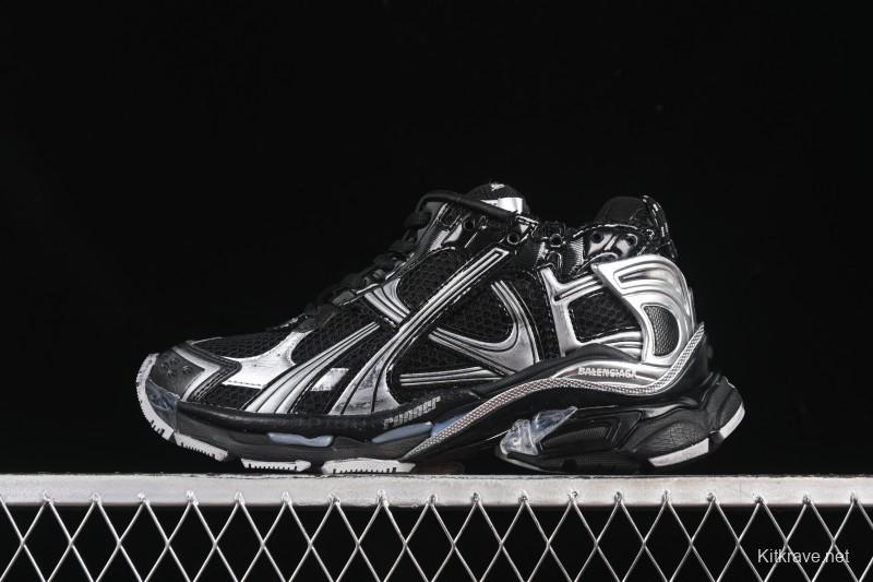 Balenciaga Runner Kith Four Color Retro Casual Shoes - W3RMU1100