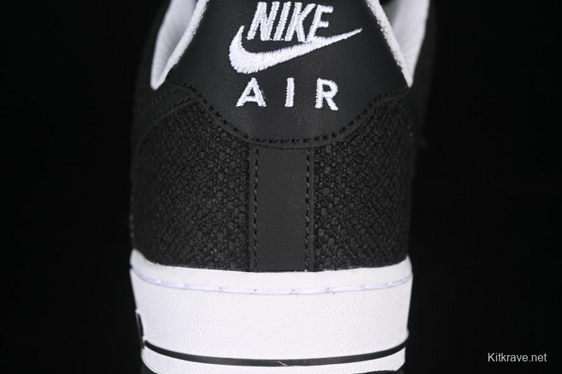 Nike Air Force 1'07 Low Custom Denim Swoosh Casual Sneakers - ZH0316-091