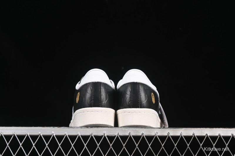 Adidas Bape Superstar Casual Sneakers with Shell Toe Design - JQ3666