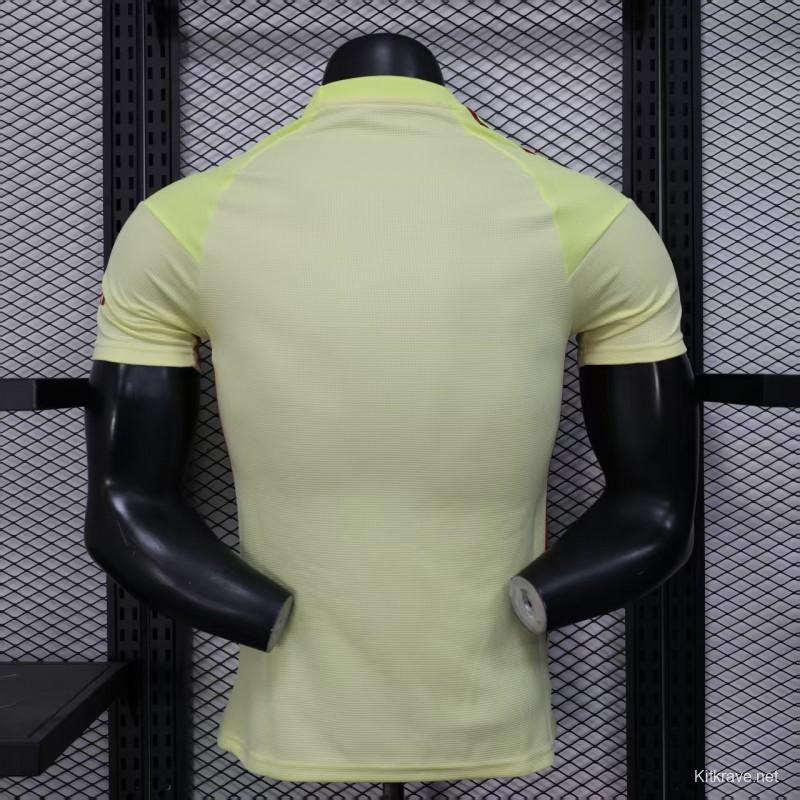 Player Version 25/26 Arsenal Home Yellow Goalkeeper Jersey