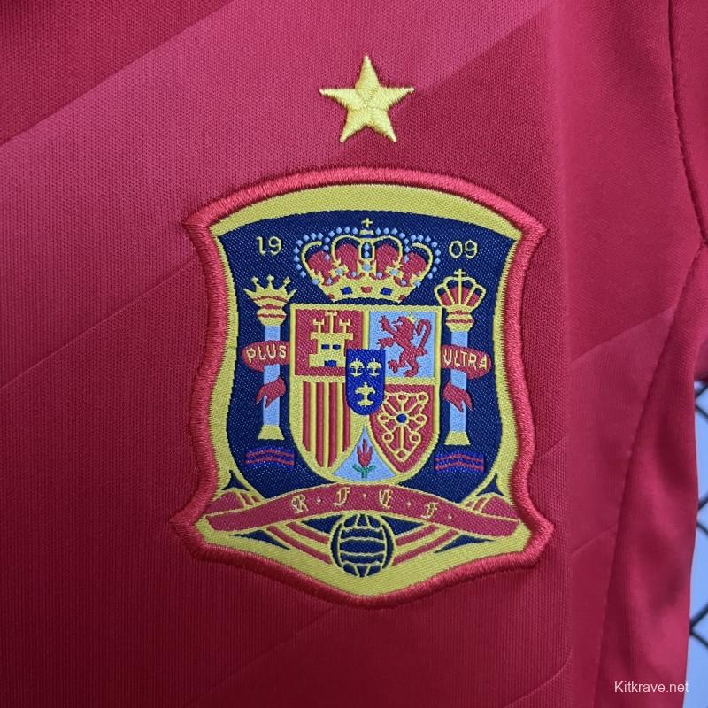 2012 Kids Spain Home Size 16-28 Jersey