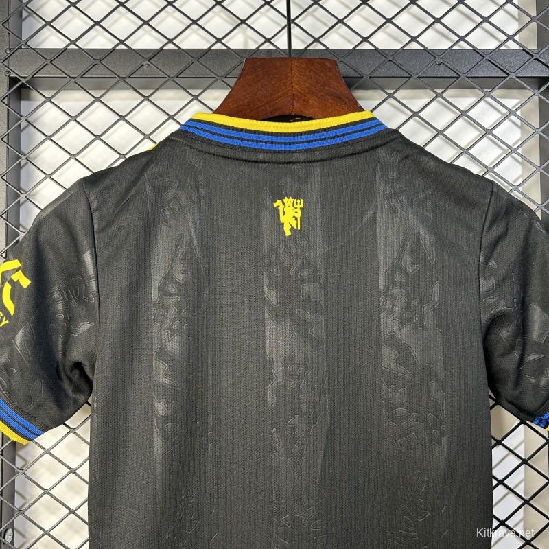 25/26 Kids Manchester United THIRD Size 16-28 Jersey