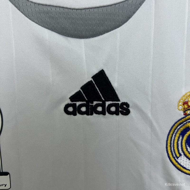 Retro 06/07 Kids Real Madrid Home Size 16-28 Jersey