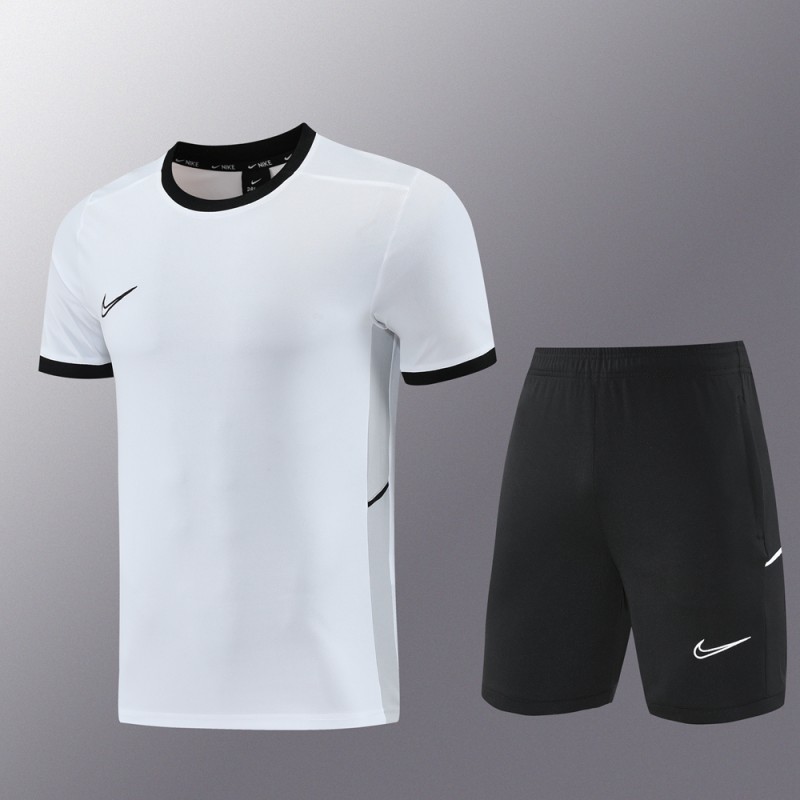 2025 NIKE White Short Sleeve Jersey + Shorts