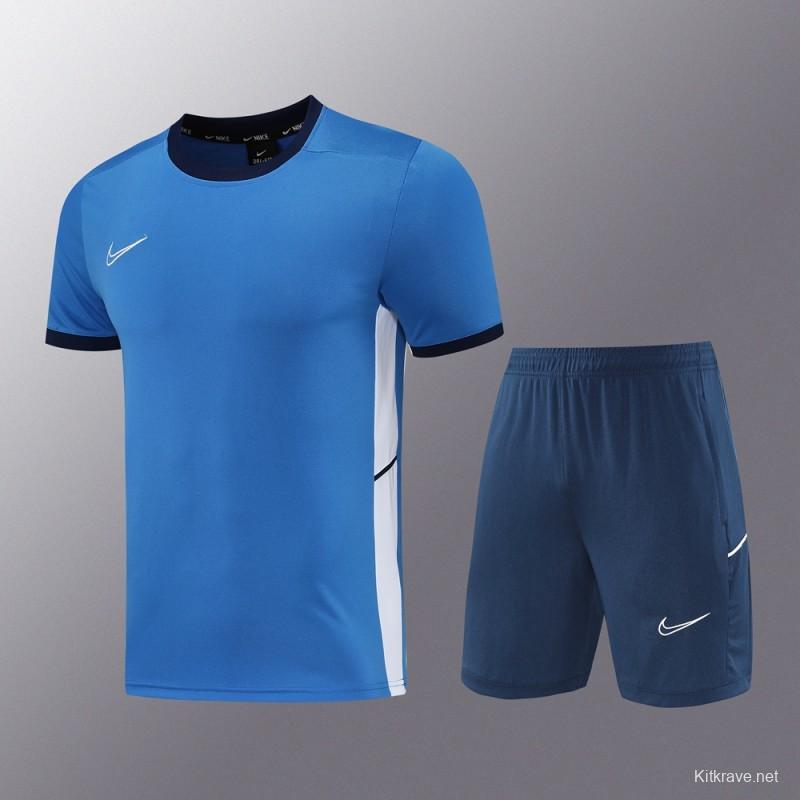2025 Adidas Blue Short Sleeve Jersey+Shorts