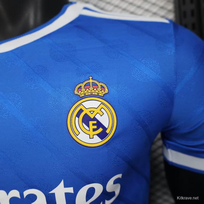 Player Version 25/26 Real Madrid Third Blue Jersey