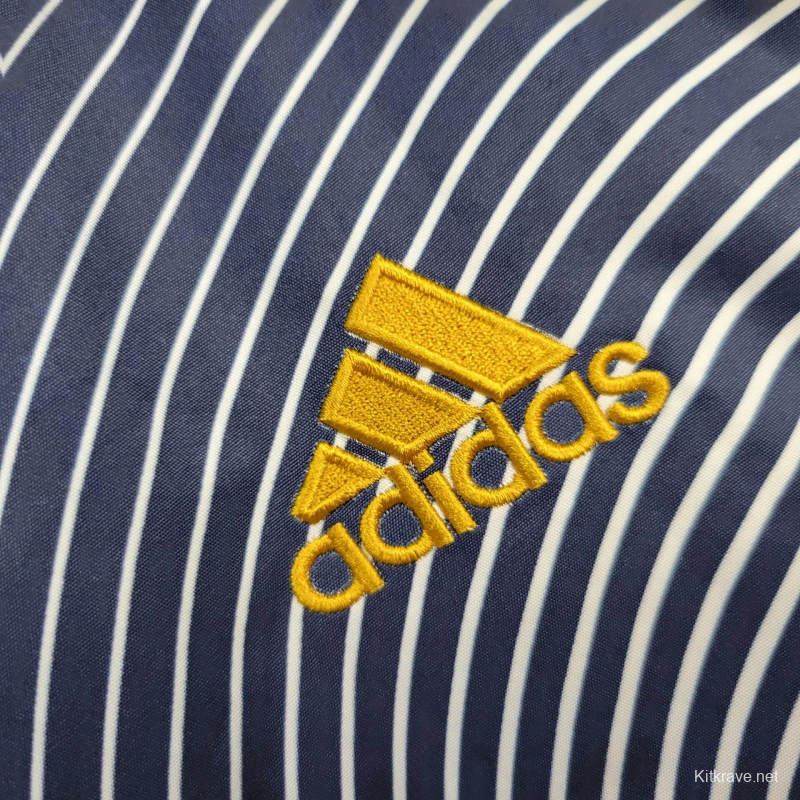 2025 France Jacket Blue/White Stripe Windbreaker