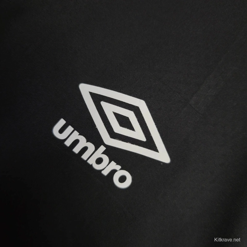 25/26 Santos Jacket Black Windbreaker