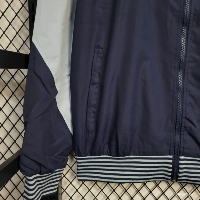 25/26 Tottenham Hotspur Jacket Blue Windbreaker