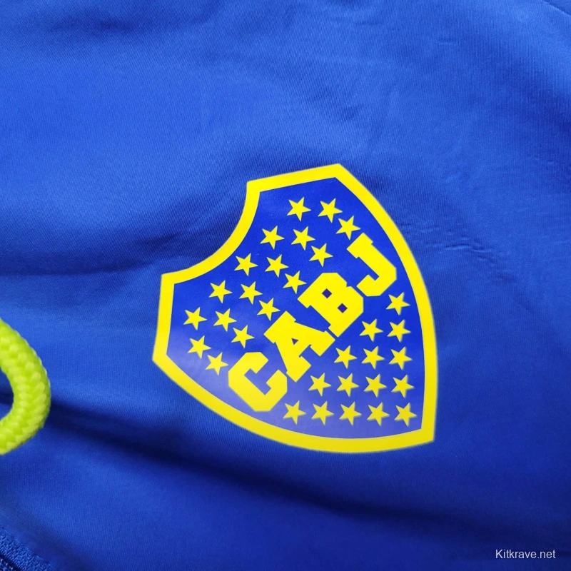 25/26 Boca Juniors Jacket Blue Windbreaker