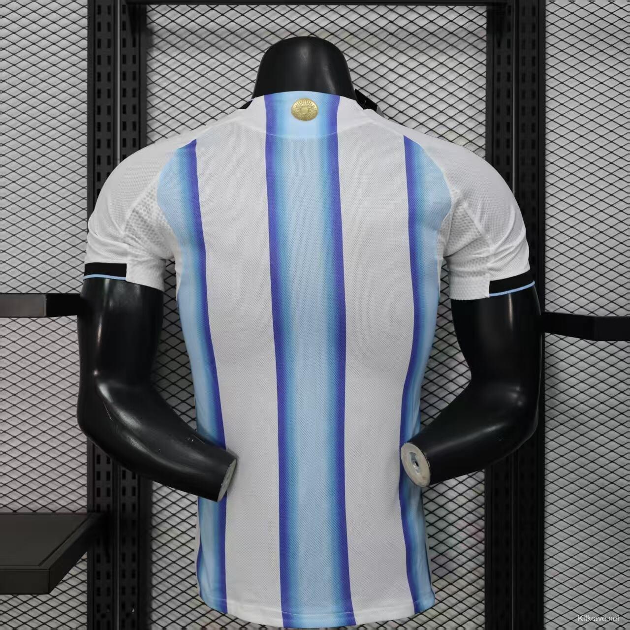 Player Version 2025 Argentina Home Jersey