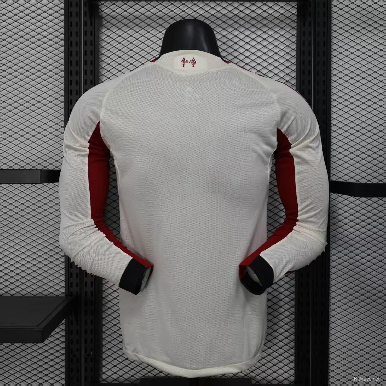 Player Version 25/26 Liverpool Away Long Sleeve Jersey
