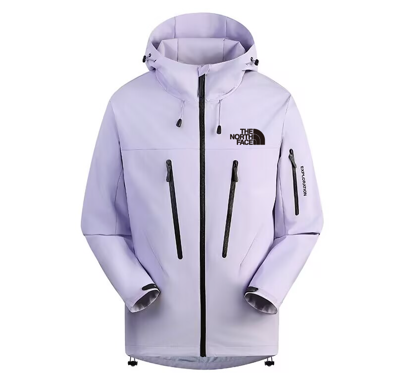 2025 The North Face Pink Long Waterproof Jacket