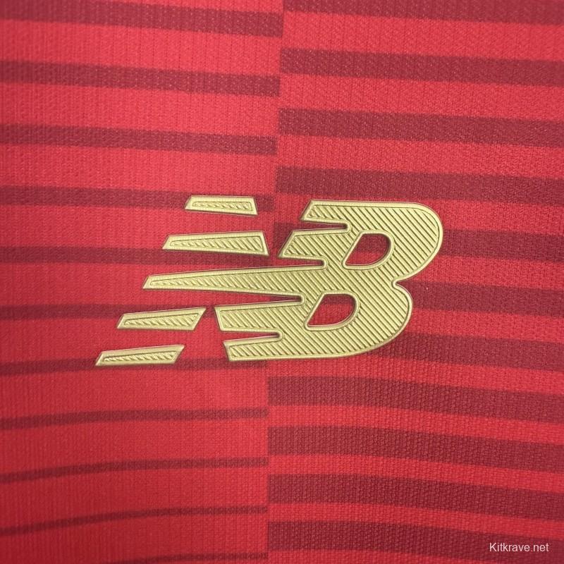 25/26 Deportivo Toluca FC Red Home Short Sleeve Women's Jersey