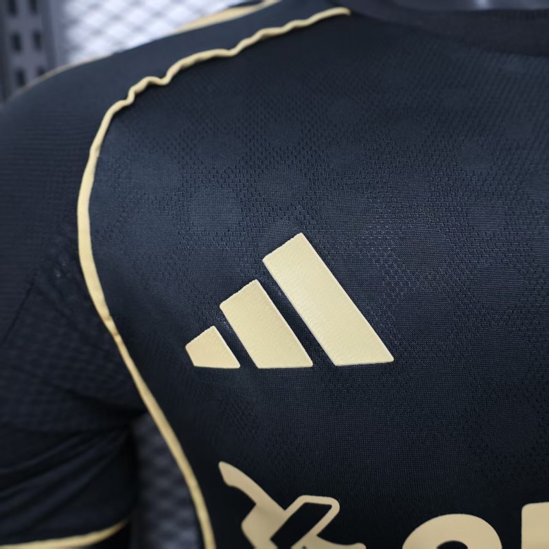 Player Version 25/26 Fulham Away Black Jersey