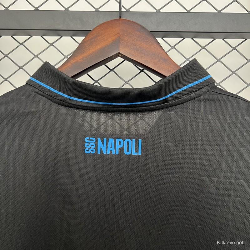 25/26 Napoli Third Black Jersey