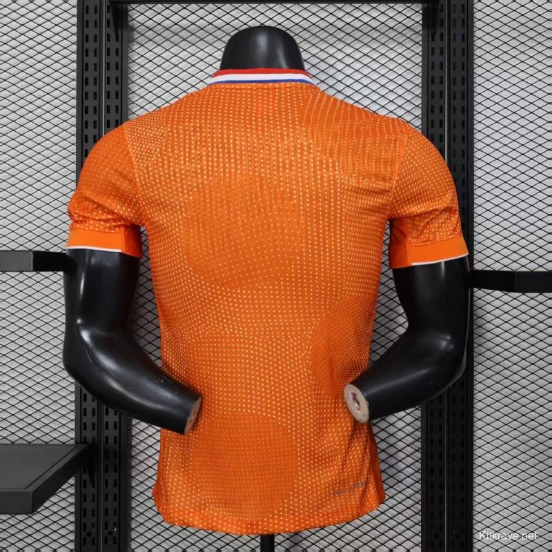 Player Version 2025 Netherlands Home Jersey