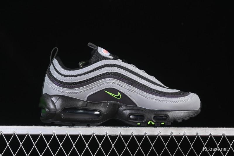 Nike Air Max 95/97 Thunder Retro Running Shoes with Full-Sole Air Cushion - IM2174-001