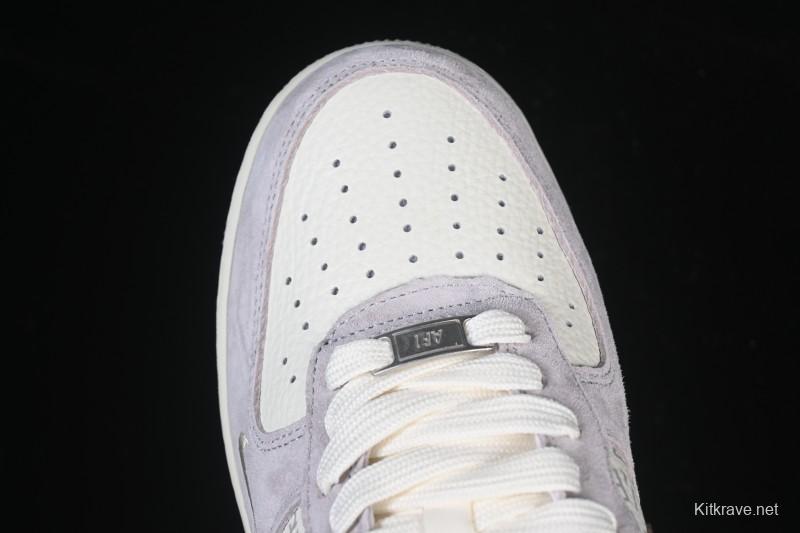 Nike Air Force 1 '07 Low Balenciaga Collaboration White Brown Casual Sneakers - YF9511-806