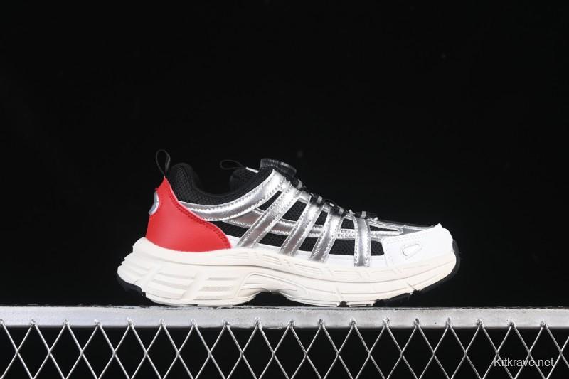 Nike P-6000 Retro Casual Sports Kids Shoes - Silver Red Black Swoosh