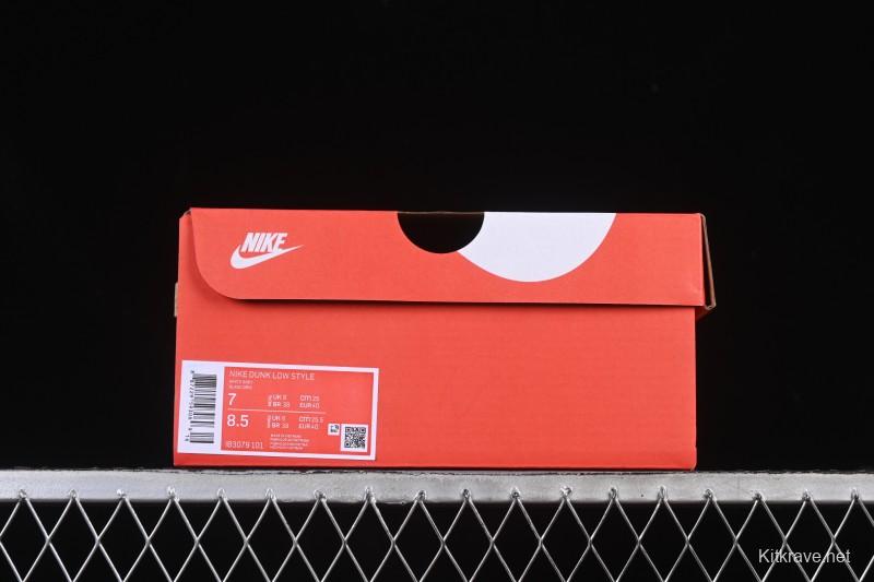 Nike SB Dunk Low White Black Grey Low-Top Casual Skate Shoes - IB3079-101