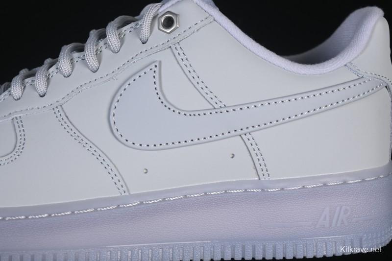 Nike Air Force 1'07 Low Casual Sneakers with Full-Length Air Cushion - CJ9179-002