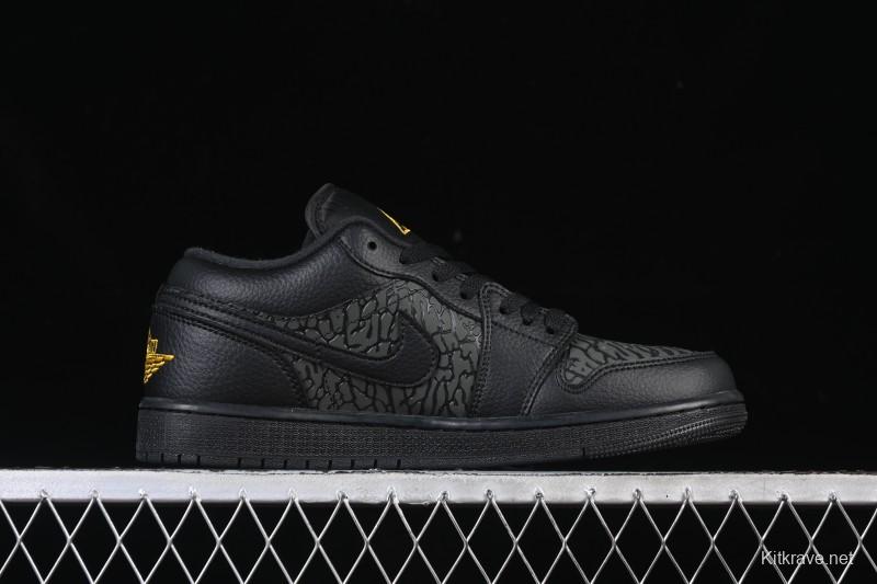 Nike Air Jordan 1 Low Elephant Print Casual Sneakers - IM6568-010
