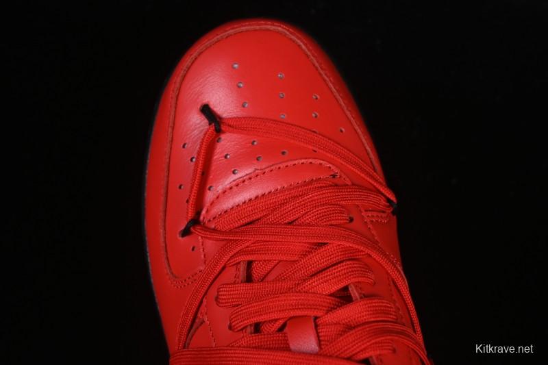 Nike Off White Air Force 1 '07 Low Casual Sports Sneakers - DD1876-600