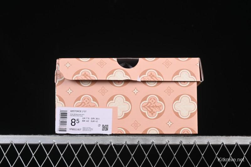 Nike Air Force 1 '07 Low LV Collaboration White Black Casual Sneakers - YF9511-817