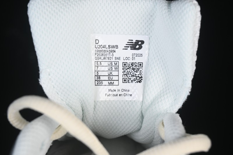 New Balance 204 Series Retro Breathable Casual Sports Running Shoes - U204LSWB