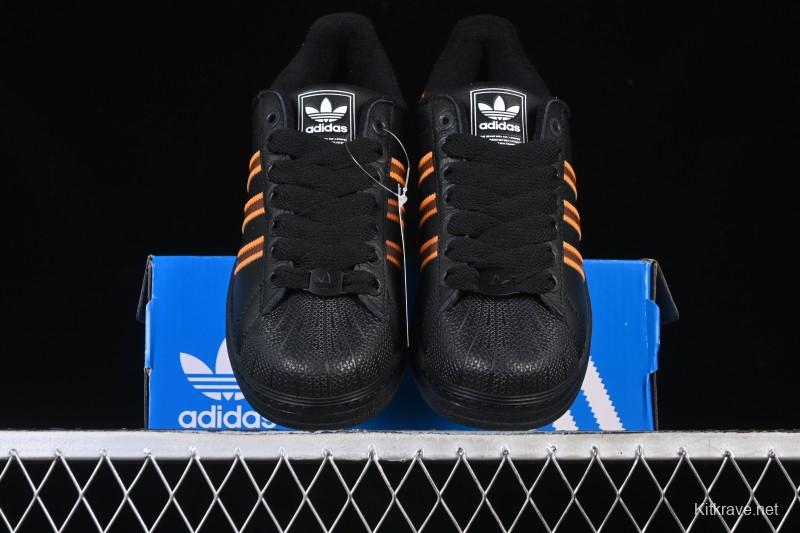 Adidas Superstar II Casual Sneakers with Shell Toe Design - JQ6469