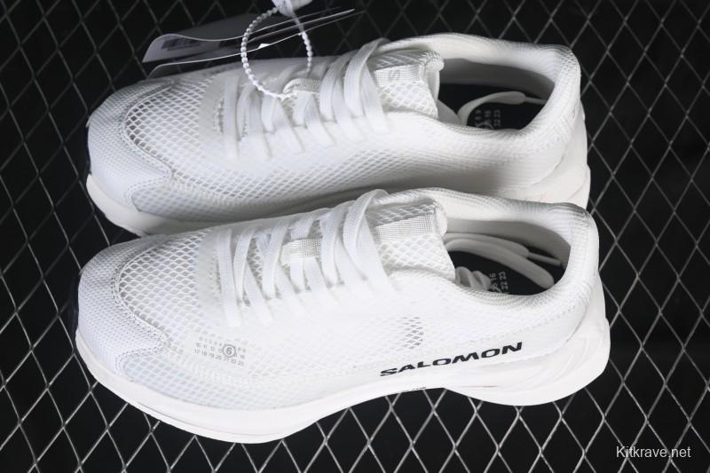 Maison Margiela MM6 x Salomon Spectur Low-Top Lace-Up Casual Lifestyle Shoes in White - AJE5