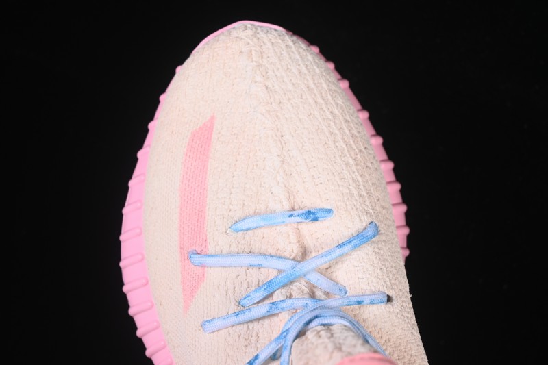 Adidas Yeezy 350 Boost V2 Running Shoes with Pink Watermelon Design - CP9366