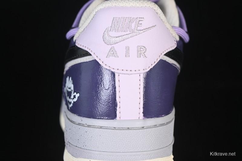 Nike Air Force 1 '07 Low Pixel Cloud Tracking Casual Sports Sneakers - CJ0304-106