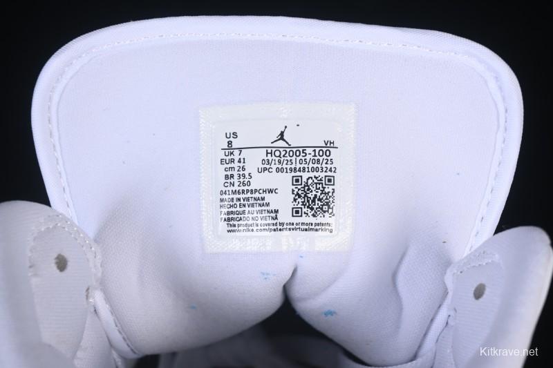 Nike Air Jordan 1 Mid Retro Denim Blue Casual Sneakers - HQ2005-100