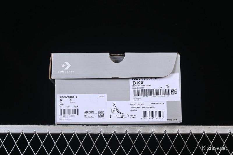 Rick Owens Drkshdw Converse Chuck 70 High Top Platform Canvas Sneakers - A06755C