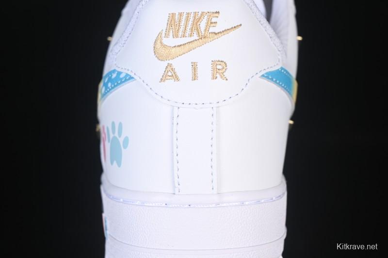 Nike Air Force 1'07 Low Four Hook Rainbow Cake Casual Sneakers - ZH0316-115