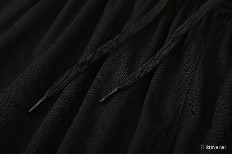 Player Version 25/26 France Black Half Zipper Jacket+Long Pants