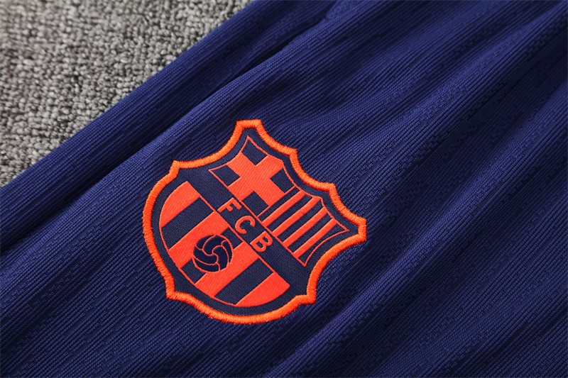 Player Version 25/26 Barcelona Orange T90 Half Zipper Jacket+Long Pants