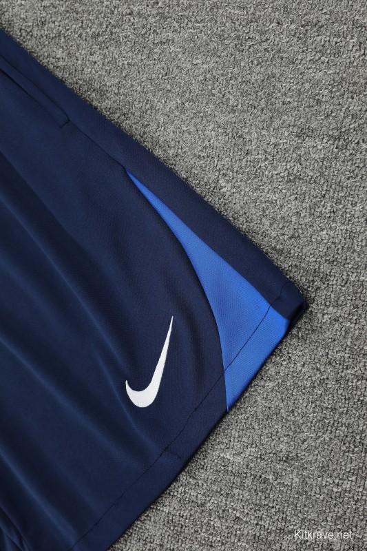 25/26 PSG Red/Blue Vest Jersey+Shorts