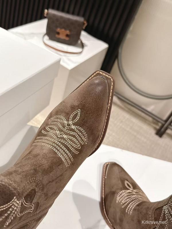 CELINE Fall/Winter 2025 Retro Fashion Ankle Boots - LY00440