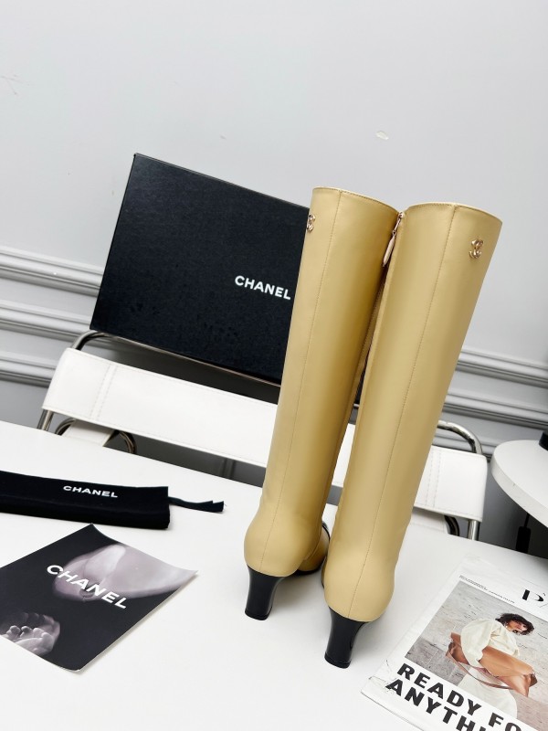 Chanel 2025/SS Double C High Heel Fashion Boots - LY00370/LY00400