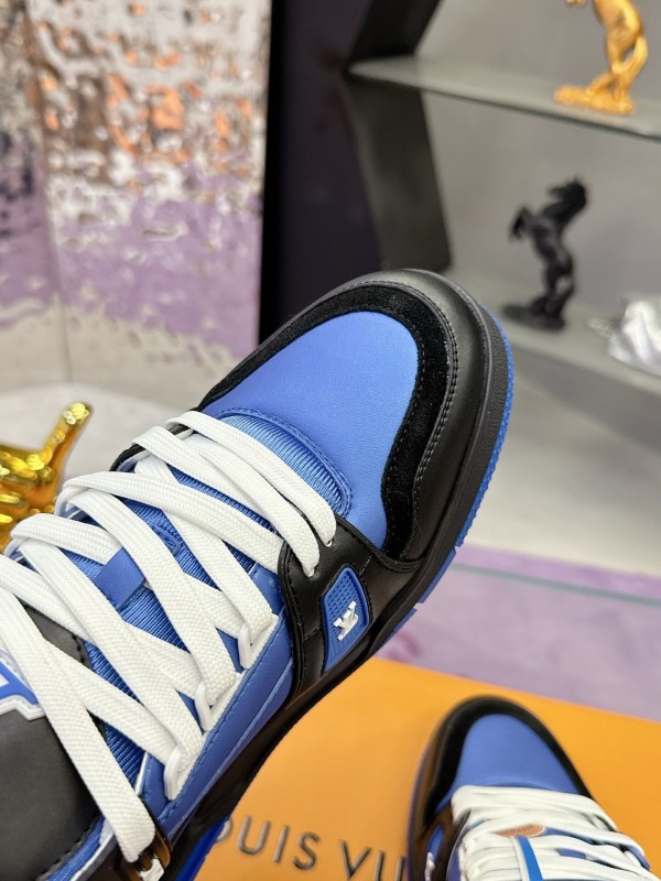 Louis Vuitton Trainer Series Couple Casual Sneakers Skate Shoes - AS00400