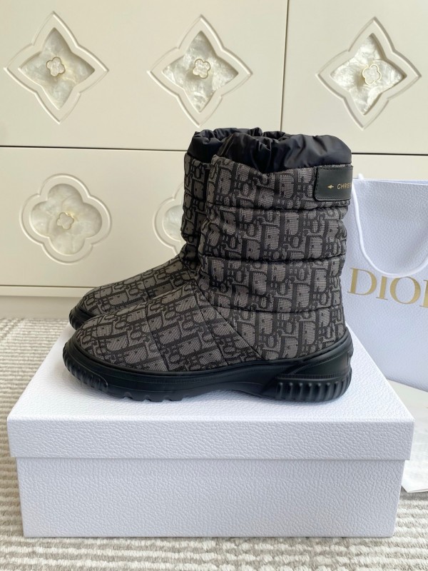 Dior Frost Ankle Boots Wool Platform Snow Boots - KFY00300