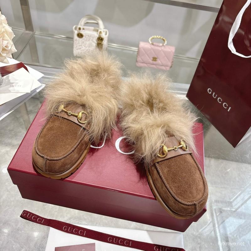 GG Wool Fashion Snow Boots with Merino Wool Lining - KFY00290