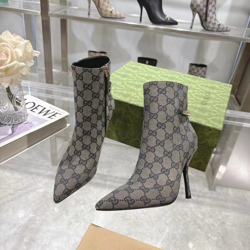 Gucci Classic Women's Shoes with 10.5cm Heel and Original GG Buckle - LY00370