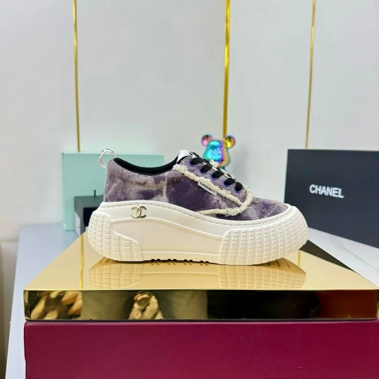 Chanel 2025/SS Little Chanel Loafers Panda Shoes Casual Sneakers - LY00330